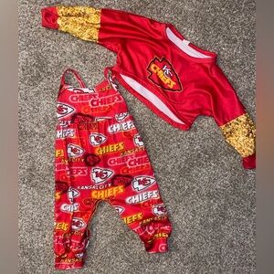 Boutique Kansas City Chiefs outfit 6-12 month